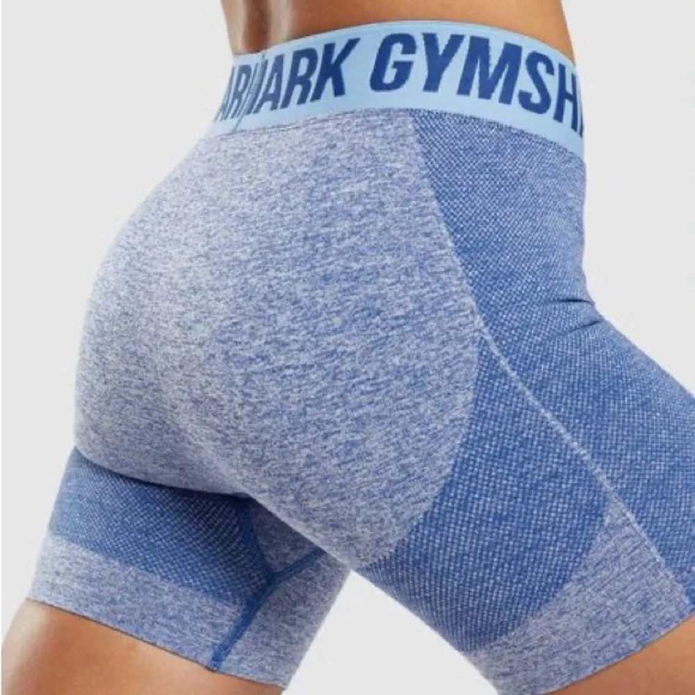 (A11) Gymshark Flex Shorts - Earl Blue Marl, Size Small,‎ EUC